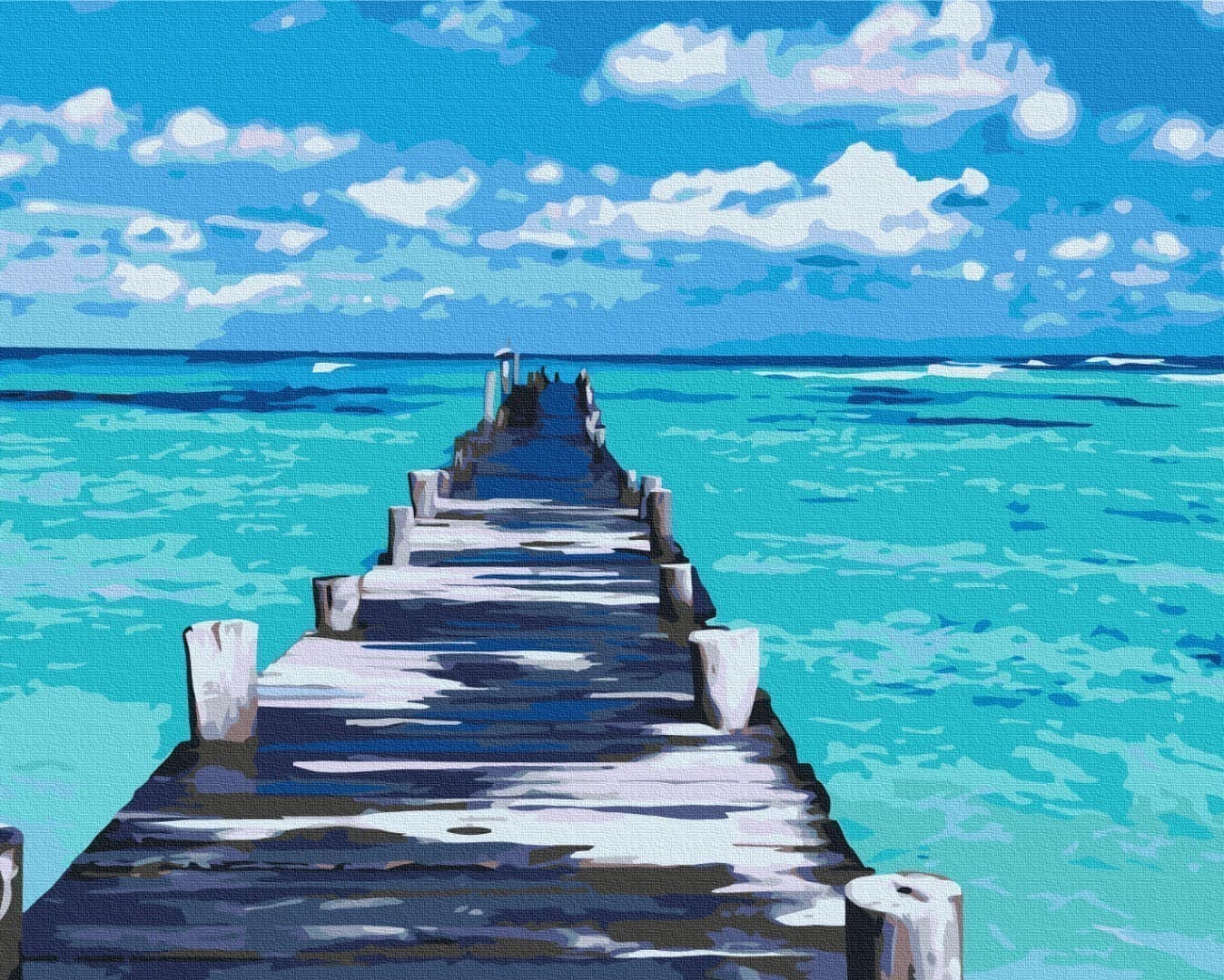 Картини за номерами: Лазурна дорога, фото - 1