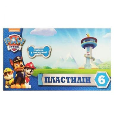 Пластилін Серія PAW Patrol 8 кольорів