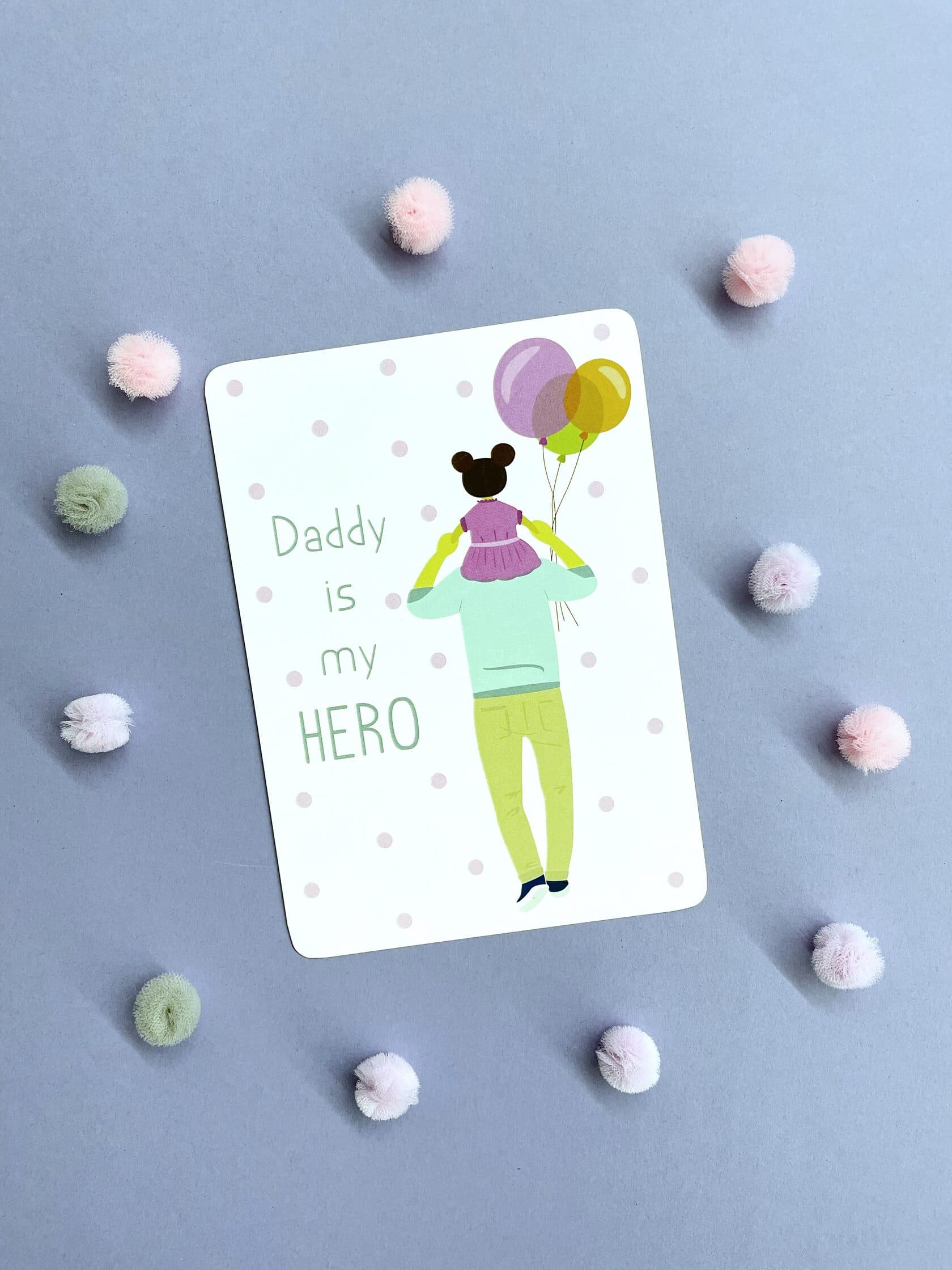 Листівка класична Daddy, фото - 1