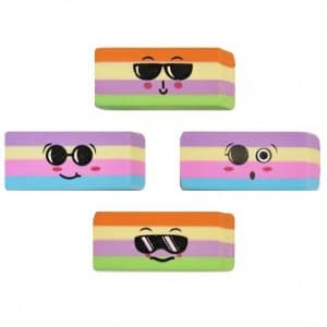 Ластик цветн. Stripes, ассорт. 4972, фото - 1