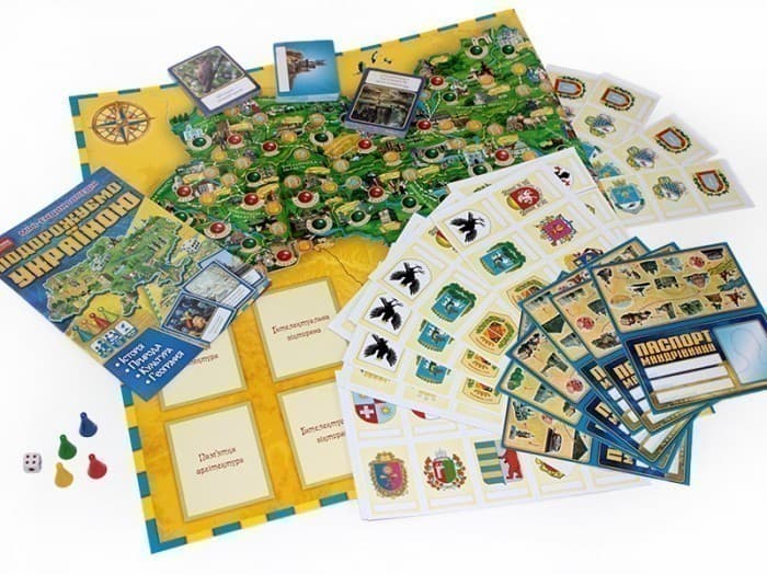 Настольная игра Подорожуємо Україною 3в1, фото - 3