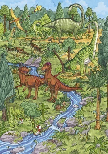 Мій великий віммельбух. Динозаври, фото - 2