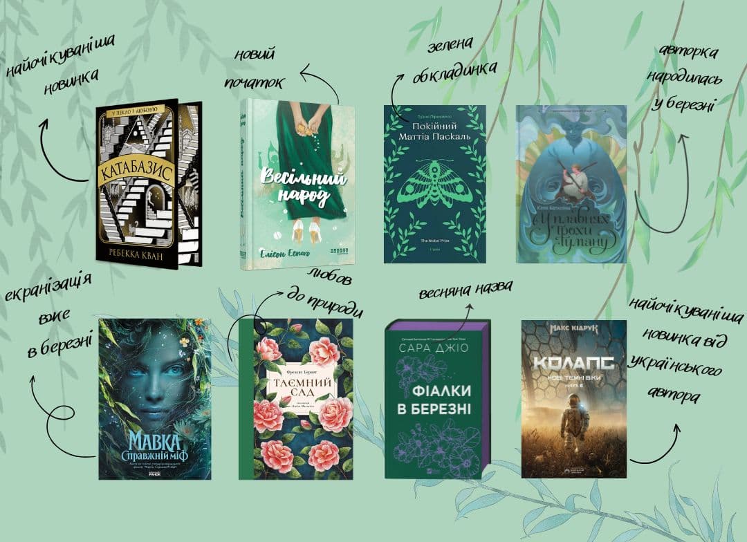 Весняне бінго: 8 книжок, які варто прочитати цієї весни