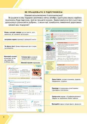 Алгебра: Підручник для 8 кл. загальносвіт. навч. закладів, фото - 3