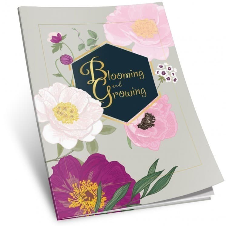 Блокнот А4 Квіти Троянда 48 аркушів Клітинка, фото - 1