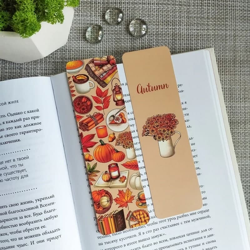 Закладка двухстороння для книги «Autumn», фото - 2