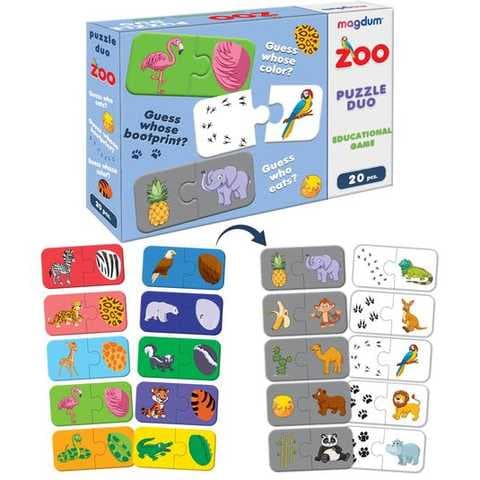 Гра настільна розвиваюча Парочки Зоопарк ME5032-11 EN, фото - 1