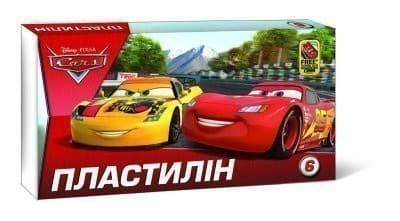 Пластилін Серія Cars №3 6 кольорів, фото - 1