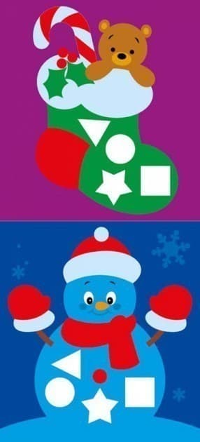 Мозаїка з наліпками. Новий рік 2, фото - 2