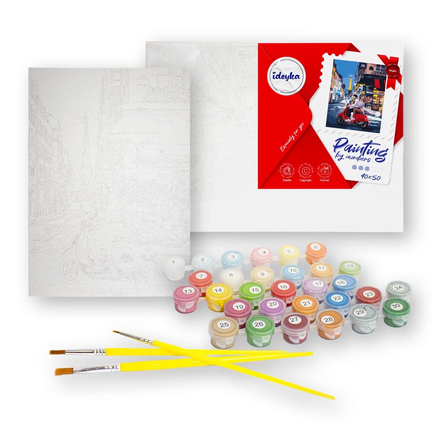 Набір для розпису по номерах. &amp;quot;Сталева мрія&amp;quot; 40х50см, фото - 2