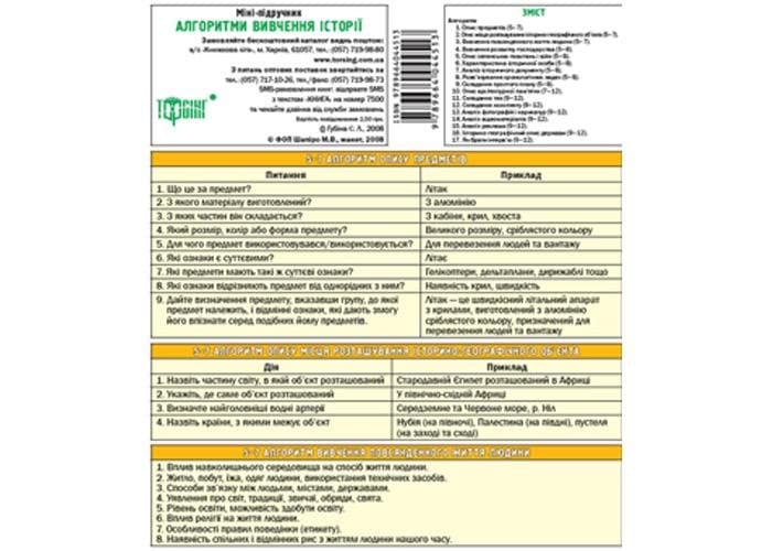 Міні-підручник. Алгоритм вивчення історії, фото - 1