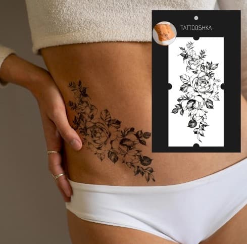 Тату &amp;quot;Квіти&amp;quot;, фото - 1