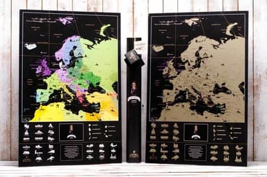 Скретч rарта My Map Europe edition (англ)