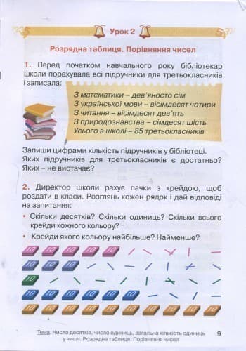 Математика. 3 клас. Підручник для загальноосвітніх навчальних закладів. У 2-х частинах. Частина 1, фото - 2