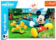 Пазли - (54 елм. Міні) - &amp;quot;Біля озера&amp;quot; / Дісней: Мікі Маукс/ (54190)/Trefl, фото - 1