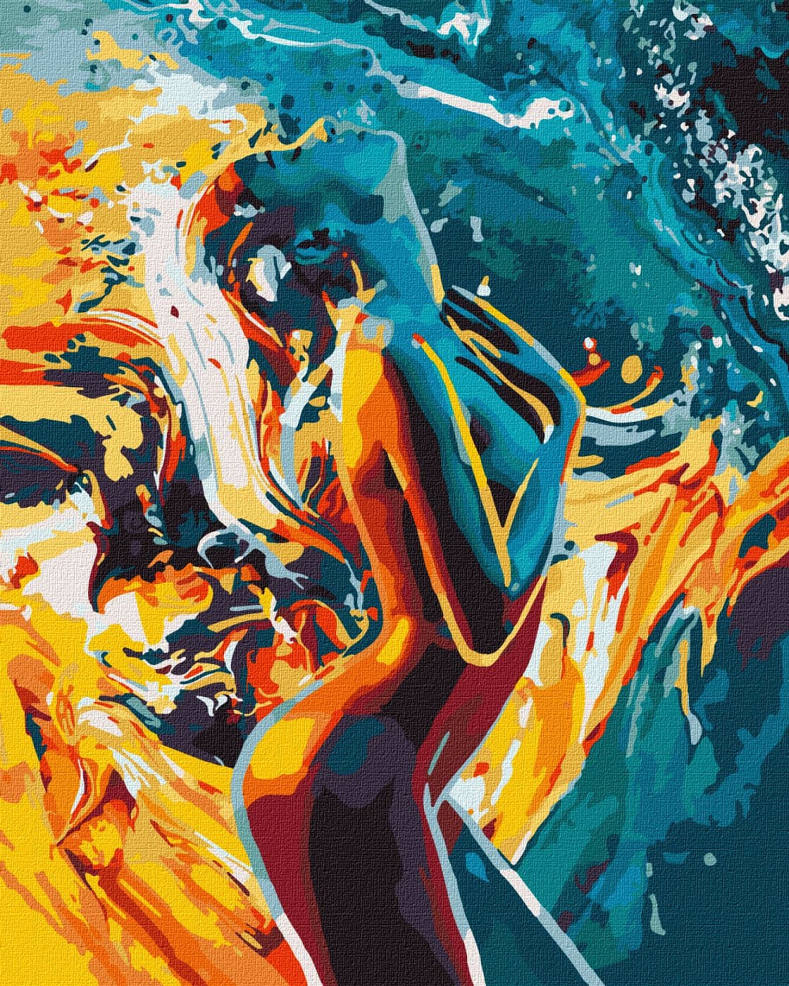 Набір для розпису по номерах. Люди &amp;quot;Пристрасть жінки&amp;quot; 40*50см, фото - 1