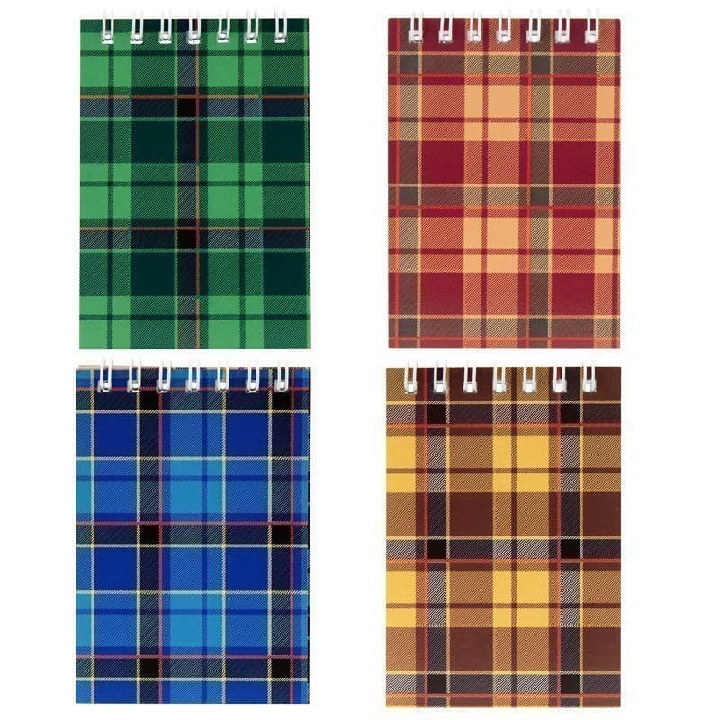 Блокнот на спiралi, А7, 48 арк.,кліт., асорті D8014-01, фото - 1