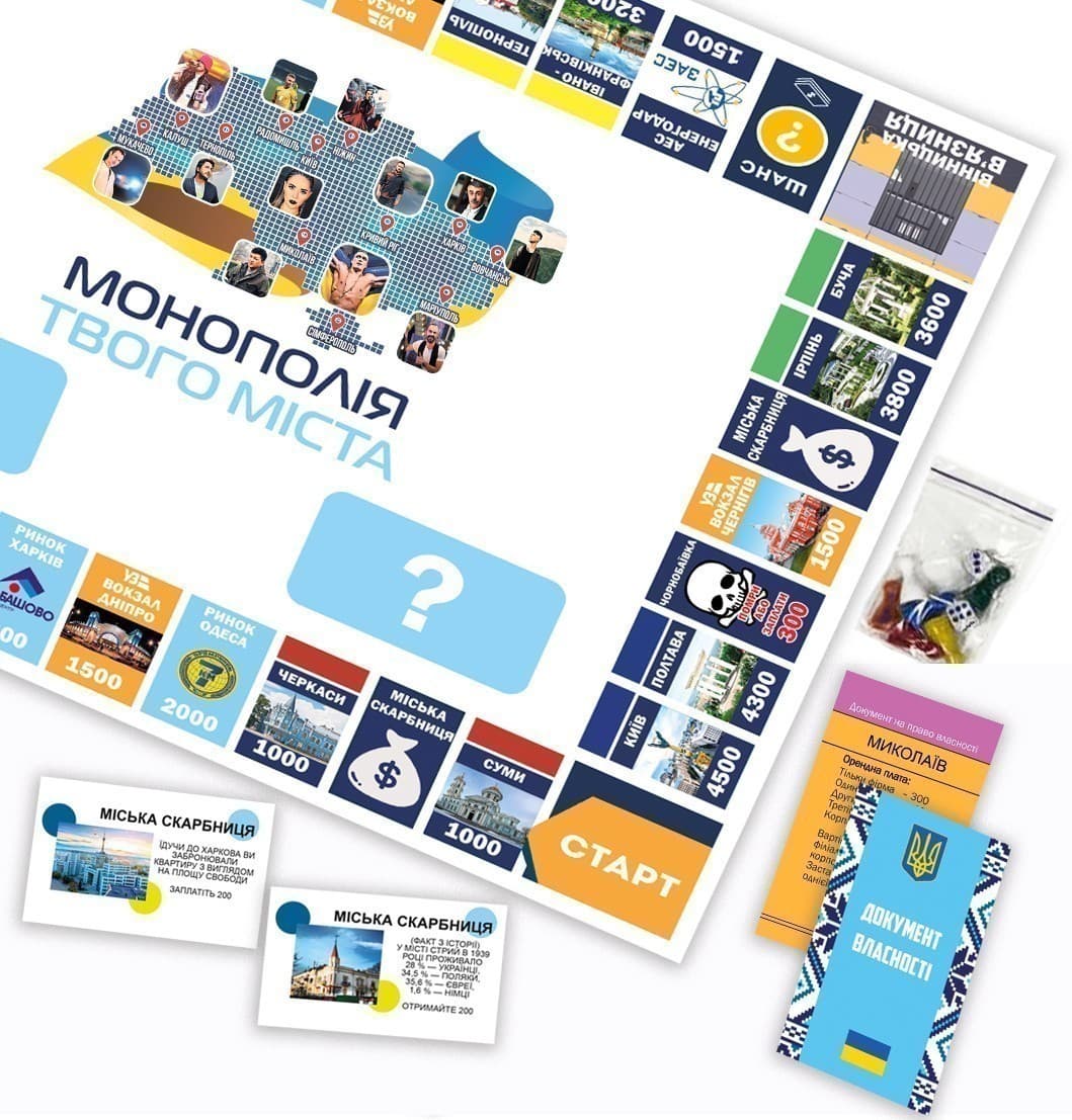Настільна гра &amp;quot;Монополія України - міста та обласні центри&amp;quot;, фото - 3