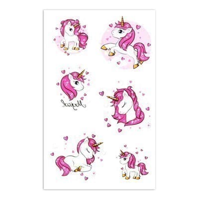 Тату &amp;quot;Рожевий єдиноріг&amp;quot;, фото - 1