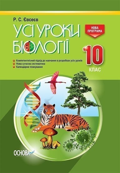 Усі уроки біології 10 клас
