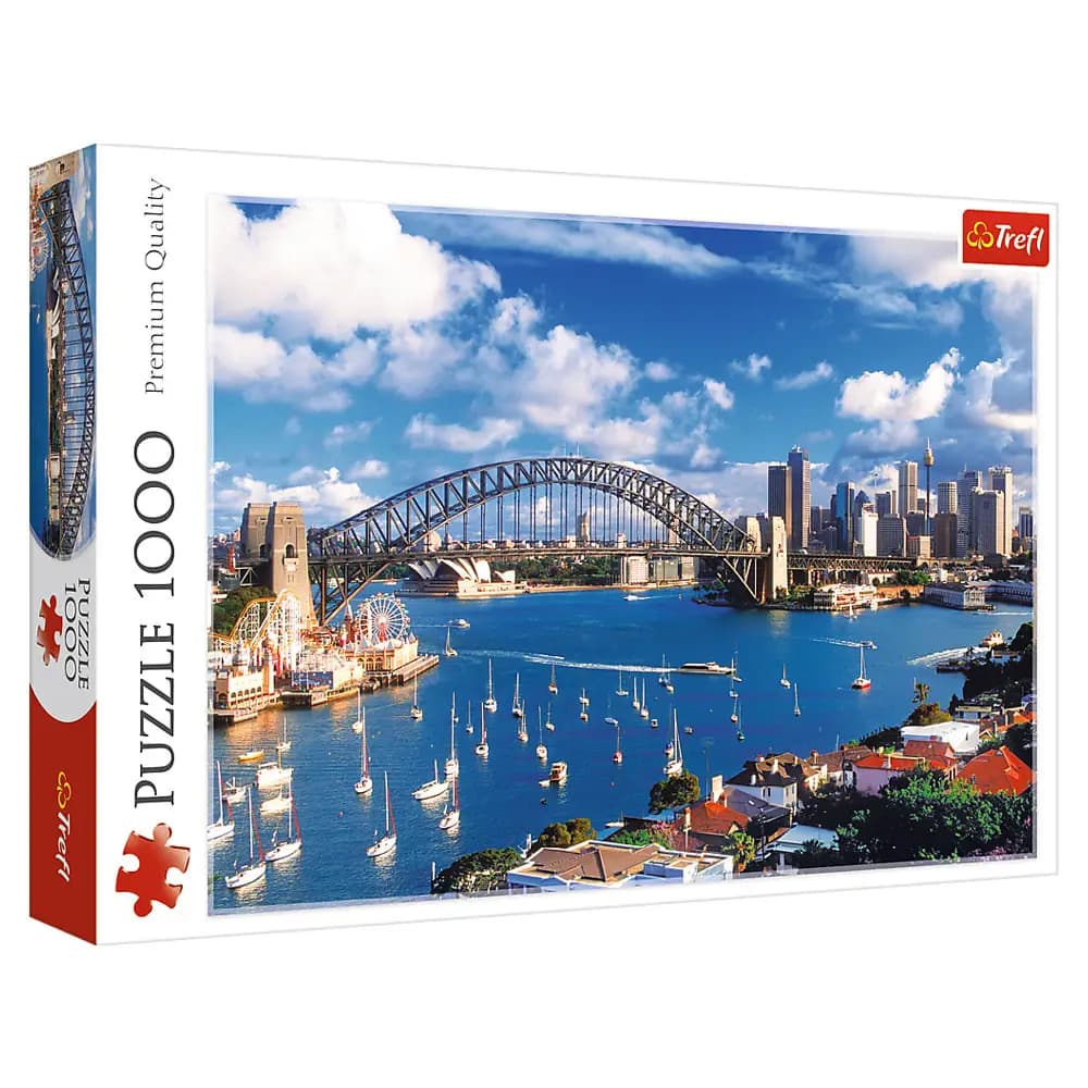 Пазли - (1000 елм.) - &amp;quot;Порт Джексона&amp;quot;, (Сідней) / Trefl, фото - 1