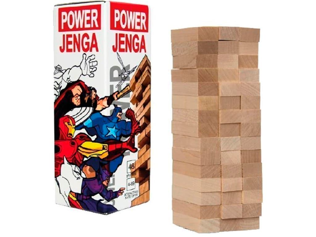 Настільна гра  &amp;quot;Power Jenga 48 брусків&amp;quot;, фото - 1