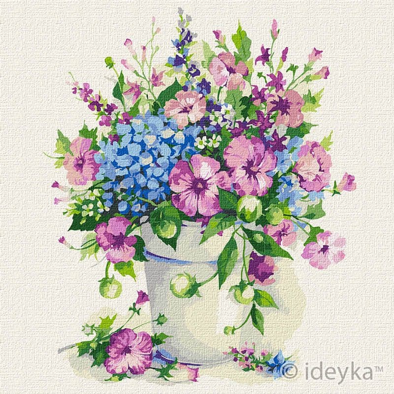 Набір для розпису по номерах. &amp;quot;Гармонія відтінків&amp;quot; 25*25см, фото - 1