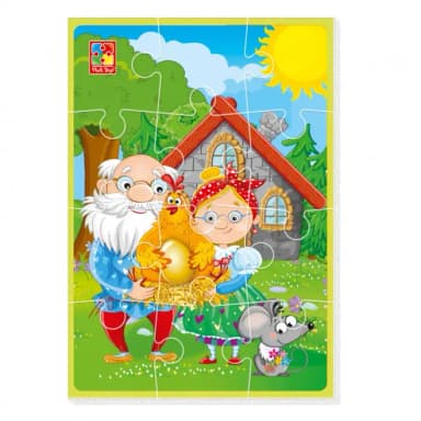 М&#39;які пазли &amp;quot;Курочка Ряба&amp;quot;