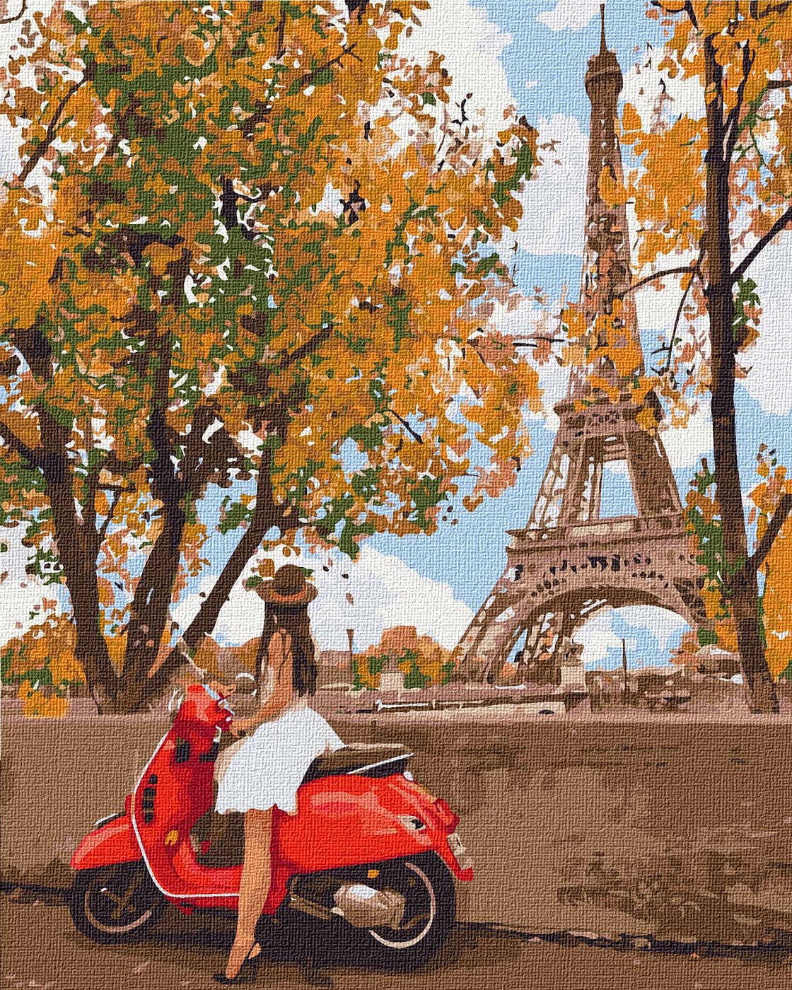 Картина за номерами &amp;quot;Вперше у Парижі&amp;quot; 40*50см, фото - 1
