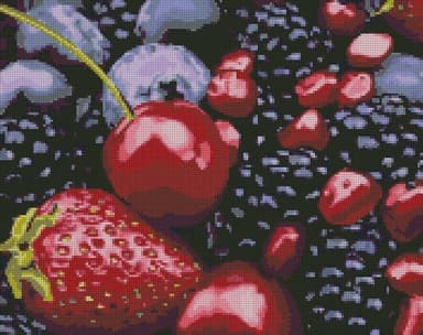 Набір з алмазною мозаїкою &amp;quot;Смак літа&amp;quot; 40х50см