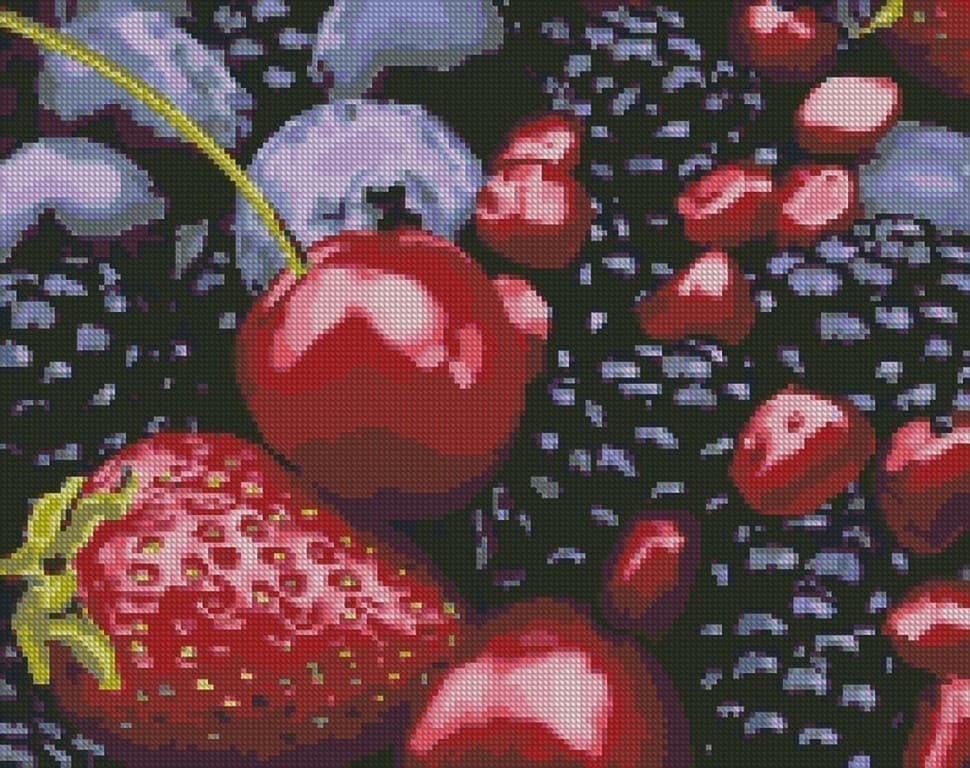 Набір з алмазною мозаїкою &amp;quot;Смак літа&amp;quot; 40х50см, фото - 1