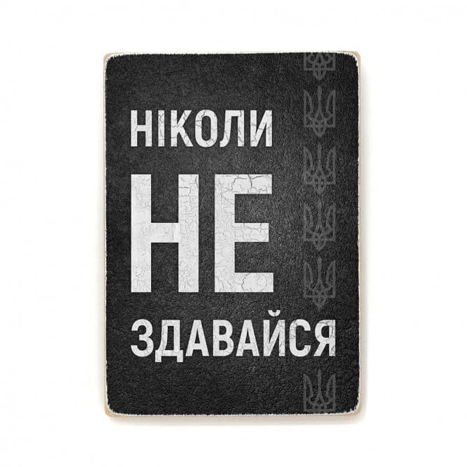 Постер &amp;quot;Ніколи не здавайся&amp;quot;, фото - 1