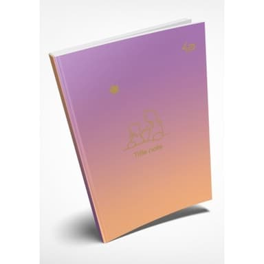 Блокнот TM Profiplan &amp;quot;Gradient Title note&amp;quot; rabbit, А5