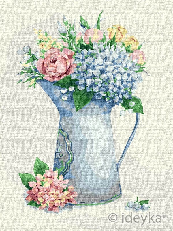 Набір для розпису по номерах. &amp;quot;Літні барви&amp;quot; 30*40см, фото - 1