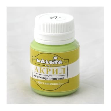 АКРИЛОВАЯ КРАСКА ТМ ИДЕЙКА, 20 МЛ, 98220 ФИСТАШКОВАЯ