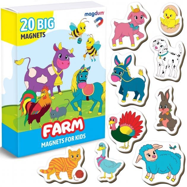 Набір магнитів &amp;quot;Ферма Малюнки&amp;quot; ML4031-32 EN, фото - 1