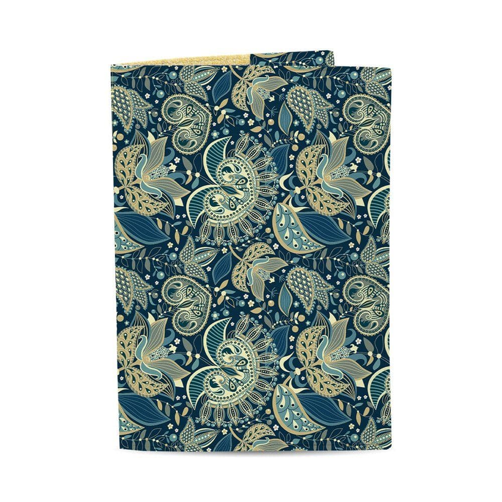 Обкладинка на паспорт ЕкоШкіра&amp;quot;Візерунки сині&amp;quot;, фото - 1