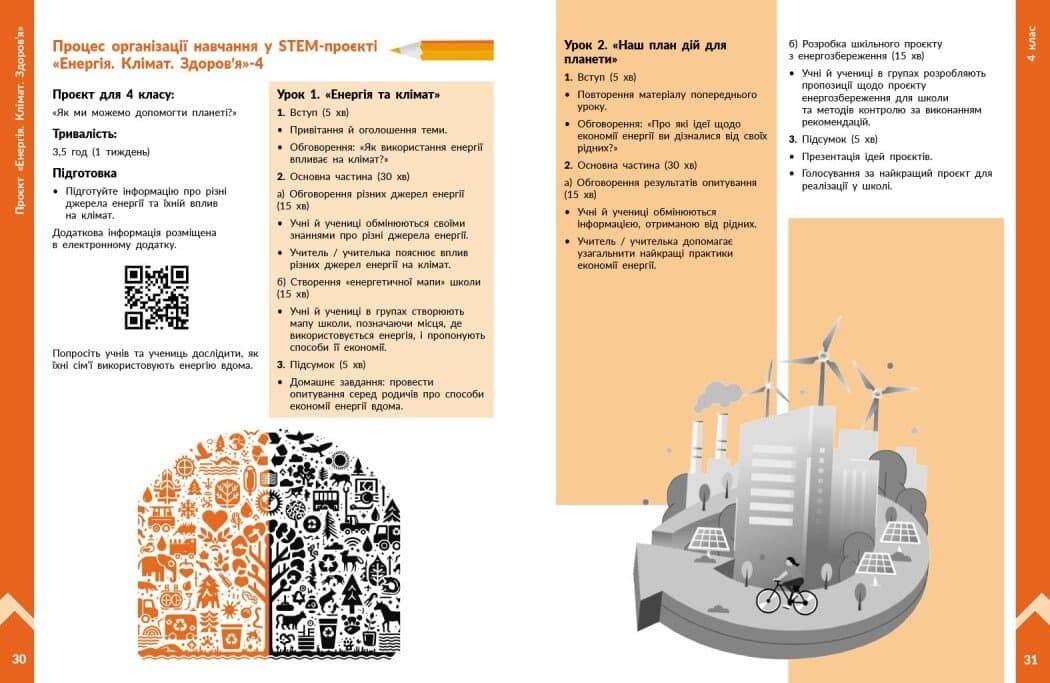 STEM-старт. 1–4 класи. Методичний посібник. Проєкт Енергія. Клімат. Здоров&#39;я, фото - 3