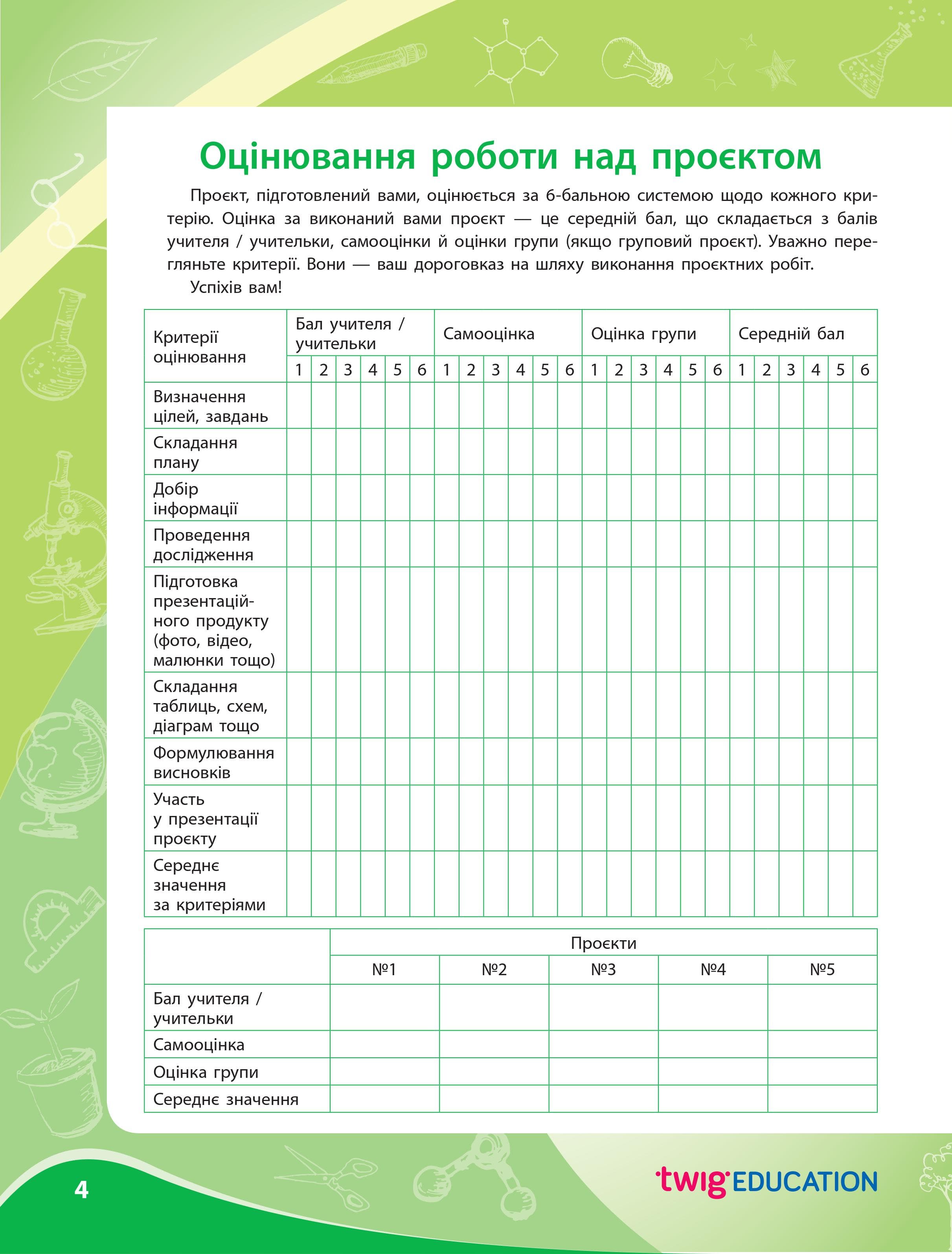 Зошит для проєктних робіт із біології (8 клас), фото - 2