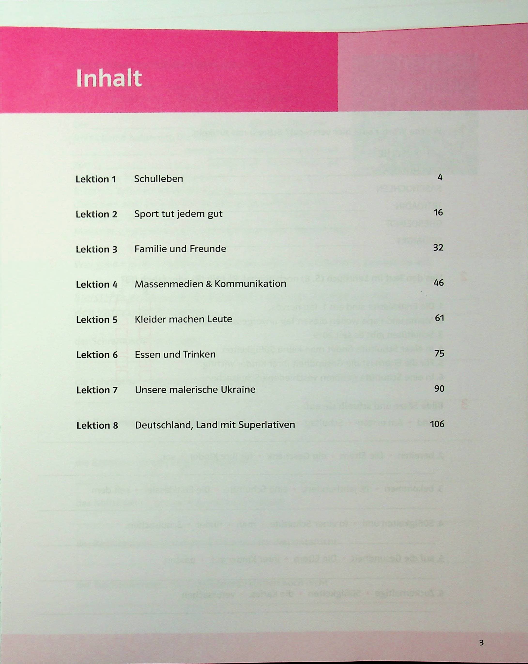 Parallelen 8 Neu. Німецька мова (4-й рік навчання) Робочий зошит для 8-го класу, фото - 2