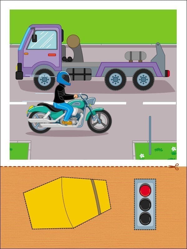 Аплікації. Рівень 2. Вирізання трикутників, трапецій, фото - 2