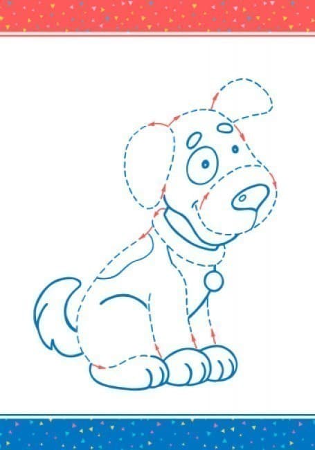 Розмальовки по стрілочках: Дракон, фото - 2