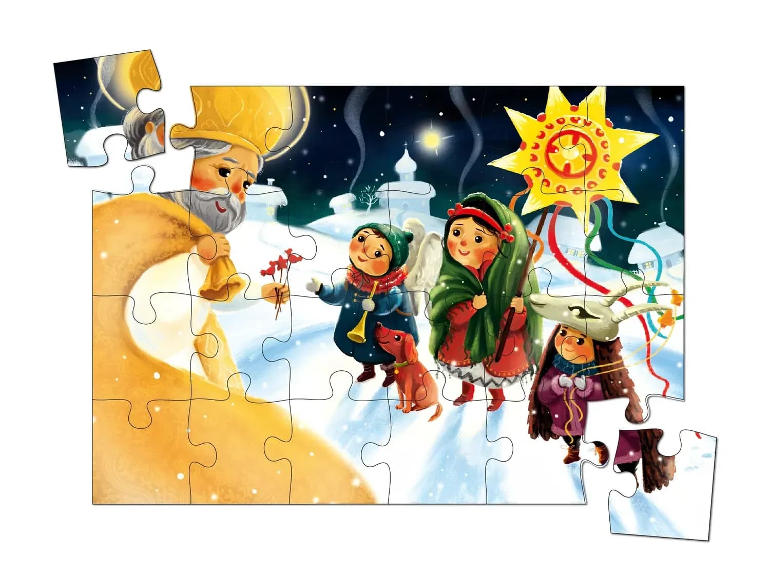 Пазл дерев&#39;яний &amp;quot;Святий Миколай&amp;quot;, фото - 1