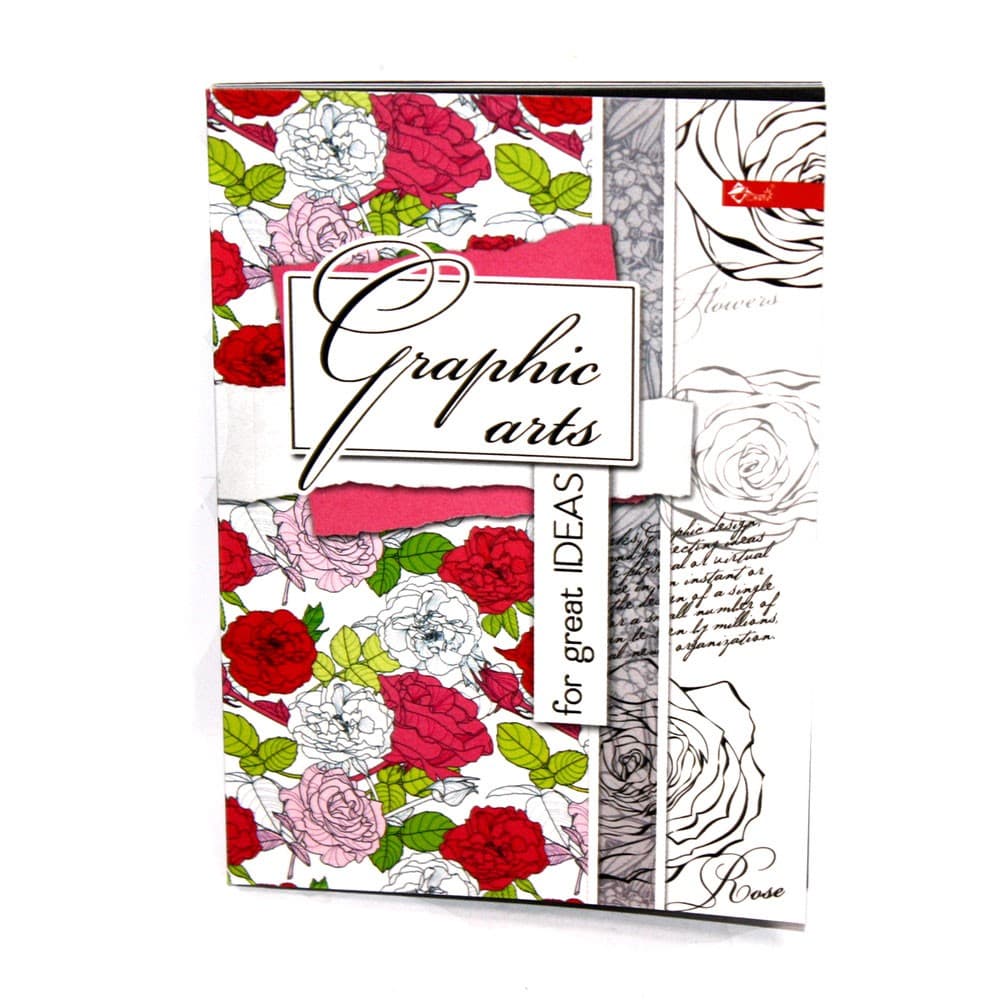 Скетчбук 50 л. А6 клеен. блок ЗК-26 микс, фото - 1