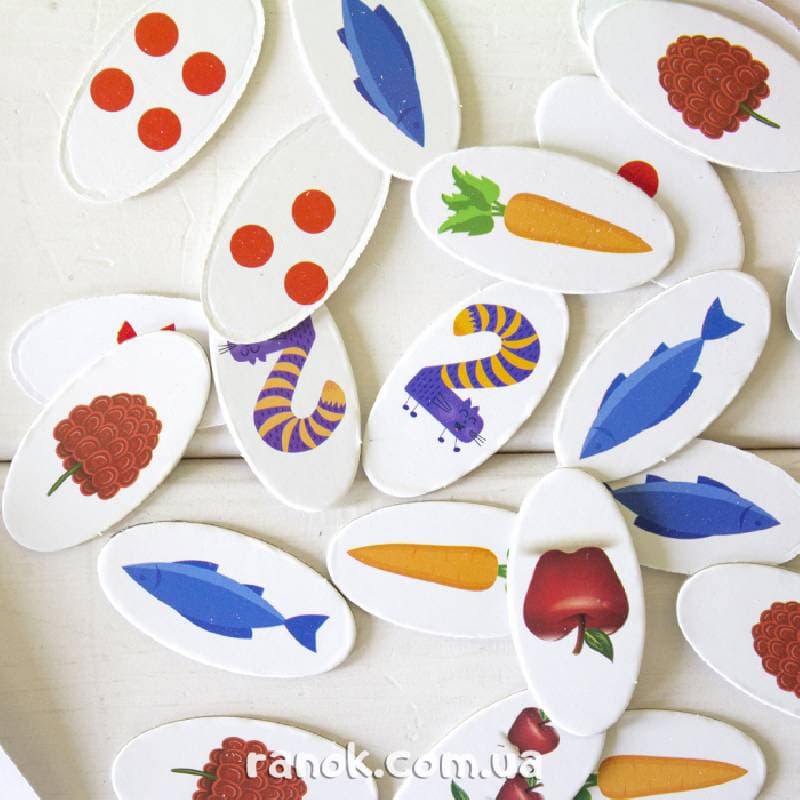 Гра-сортер.Нагодуй тваринку. Лісові звірятка, фото - 3