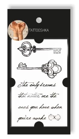 Тату &amp;quot;Ключики&amp;quot;, фото - 2