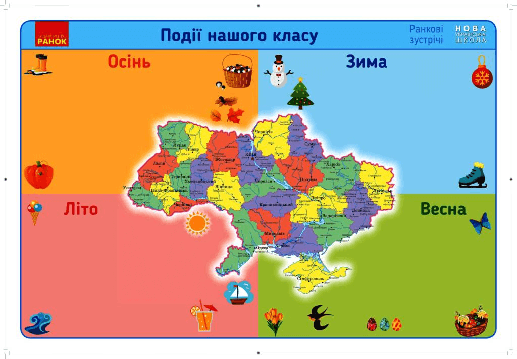 Ранкові зустрічі. Плакат Події нашого класу . 1-4 класи, фото - 3