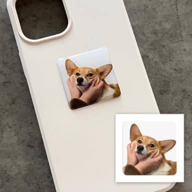 3D-стікер &amp;quot;Щасливий коргі&amp;quot;