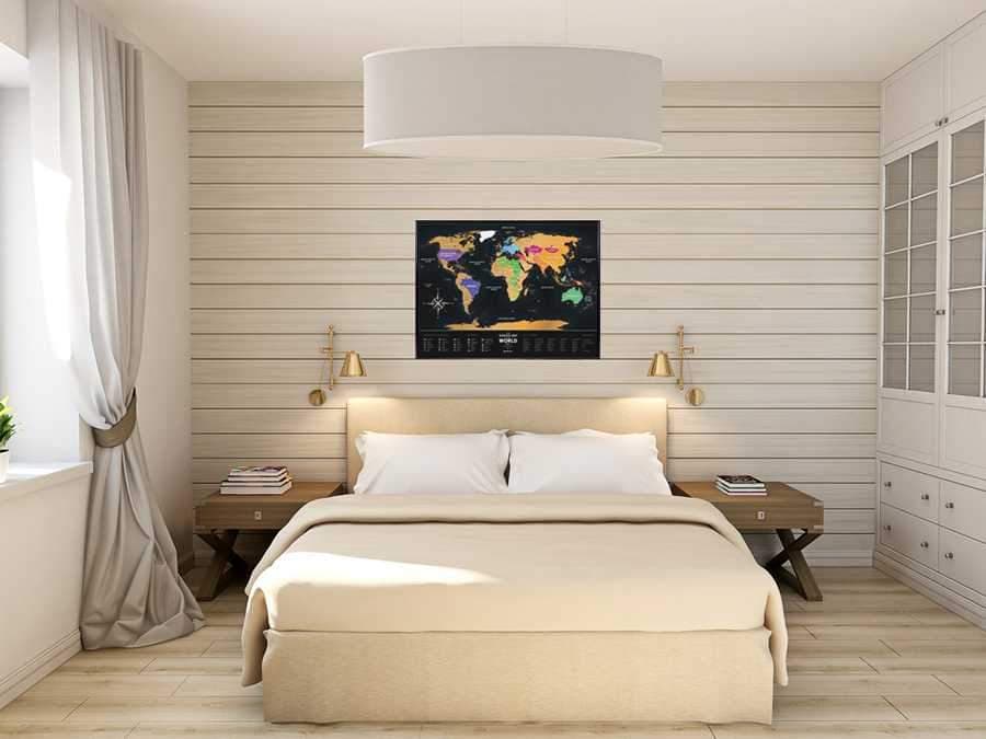 Скретч карта світу &amp;quot;Travel Map Black World&amp;quot; (тубус) (англ), фото - 3