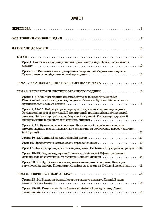 Біологія. 8 клас. Мій конспект. Матеріали до уроків, фото - 2